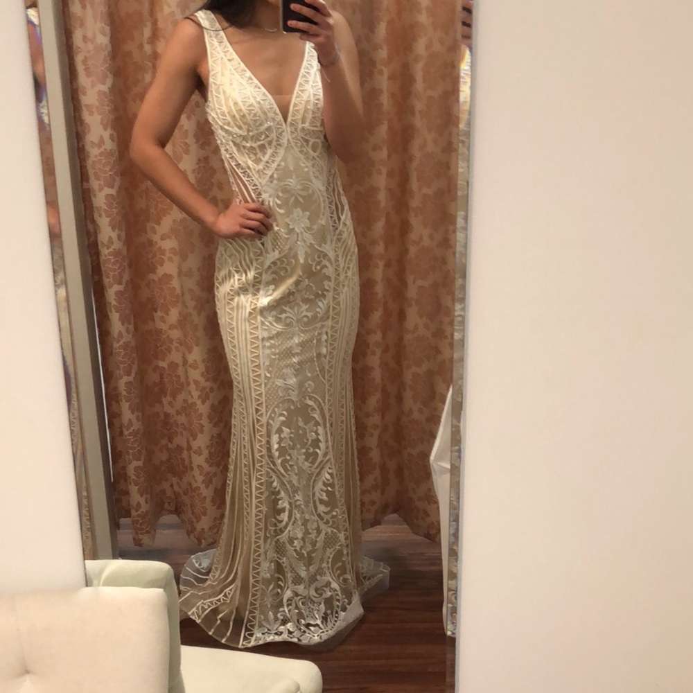 Dave and Johnny style A6364 prom dress